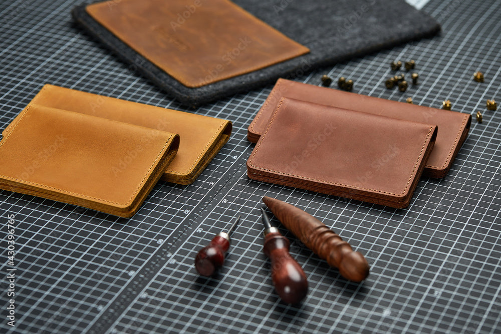 Leather Bifold Card Holder – “Compact Meets Classic.”