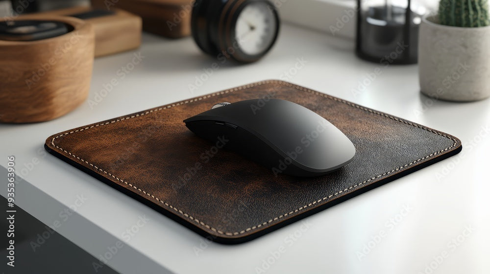 Leather Mouse Pad – “Precision Meets Craft.”