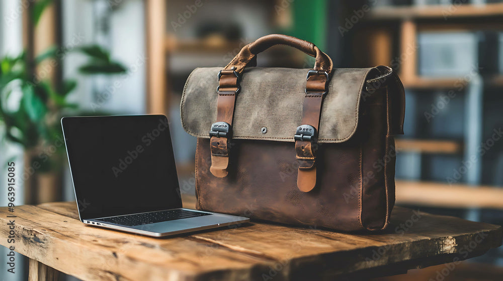Leather Messenger & Laptop Bag – “Work Looks Better in Leather.”