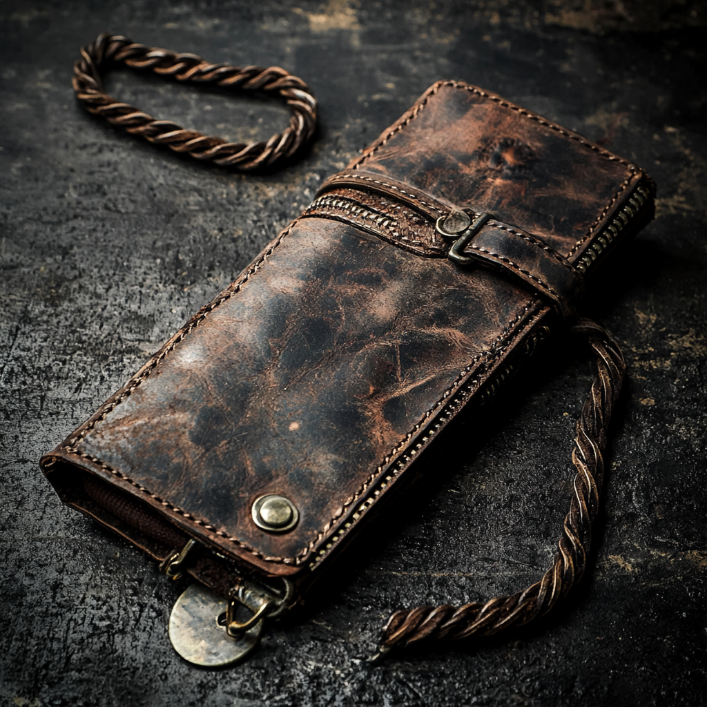 Biker Long Wallet – “Rugged. Reliable. Ready.”
