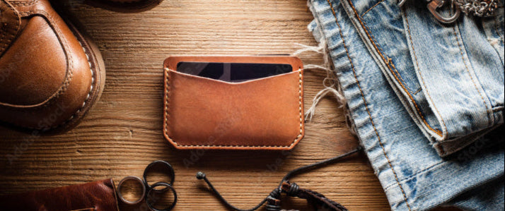 Leather Card Holder – “Slim. Stylish. Strong.”
