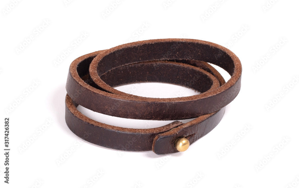 Leather Wristband – “Worn with Purpose.”