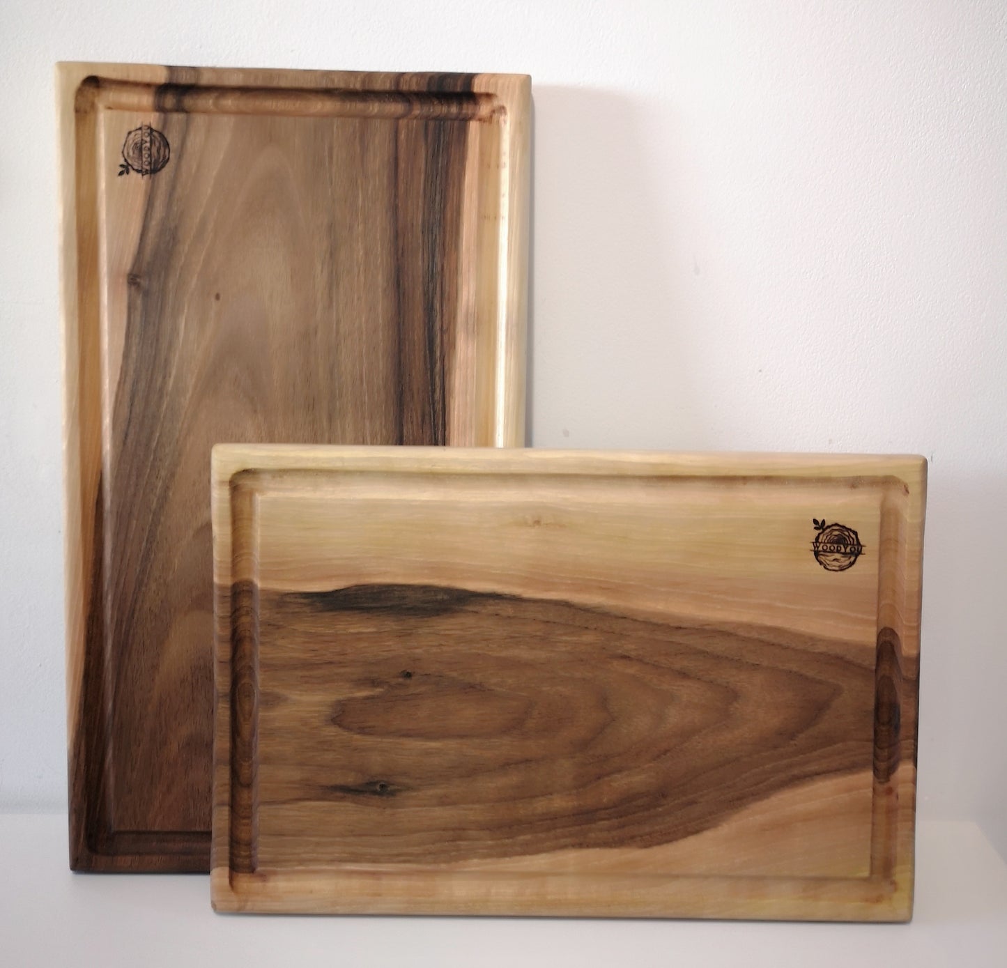 Walnut cutting board set