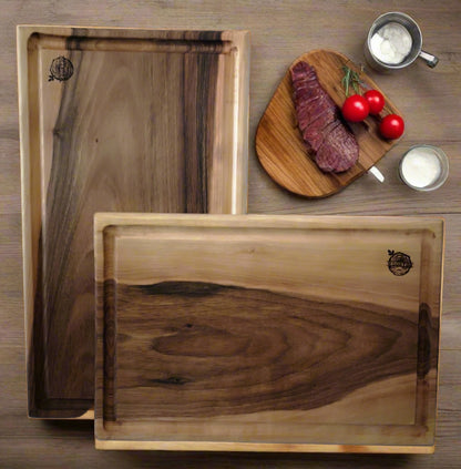 Walnut cutting board set