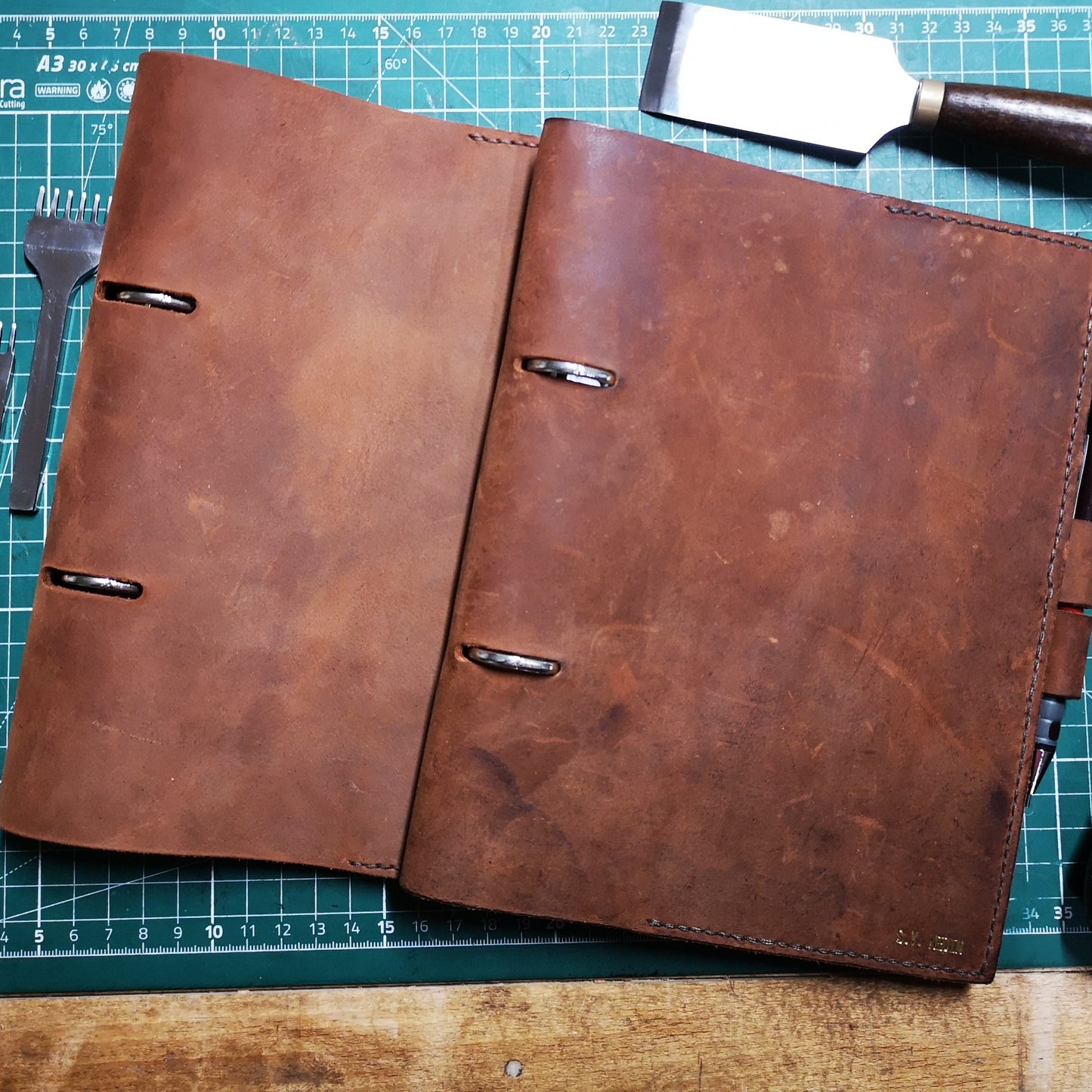 Leather Notebook – “Thoughts Deserve Better.”