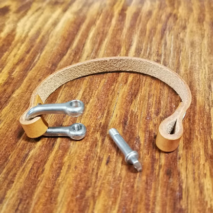 Leather Wristband – “Hard ware"