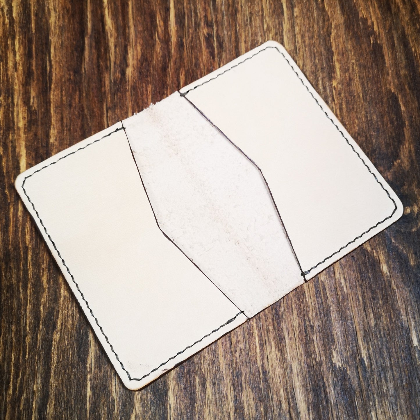 Leather Bifold Card Holder – “Compact Meets Classic.”