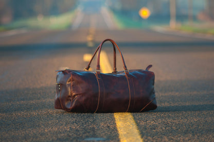 Military Leather Duffle Bag – “Built for the Long Haul.”