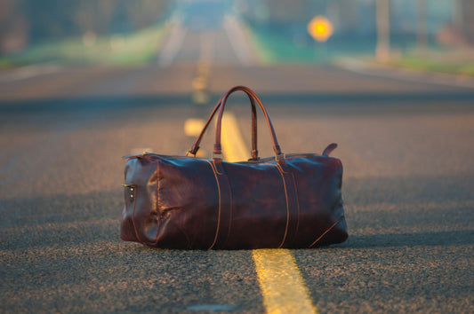 Military Leather Duffle Bag – “Built for the Long Haul.”