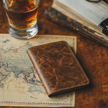 Leather Passport Cover – “Travel with Confidence.”